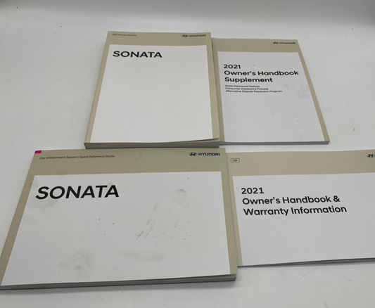 2021 Hyundai Sonata Owners Manual Set OEM C04B44005