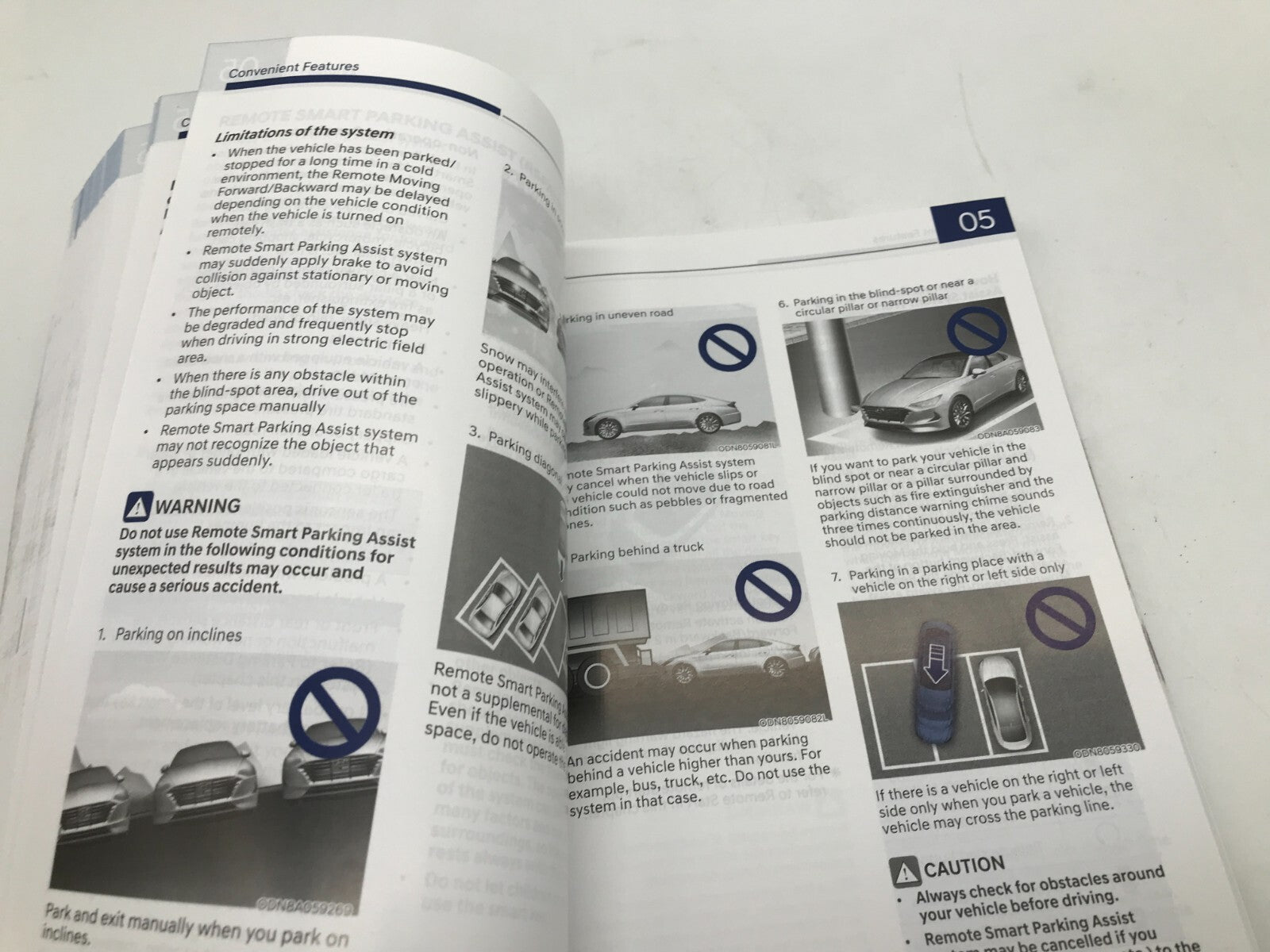 2021 Hyundai Sonata Owners Manual Set OEM E01B45064