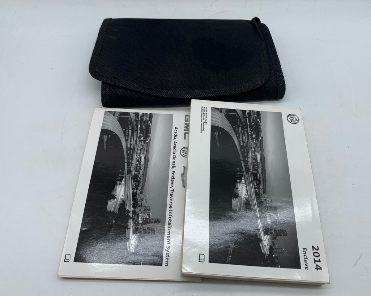 2014 Buick Enclave Owners Manual Set with Case OEM R01B34006