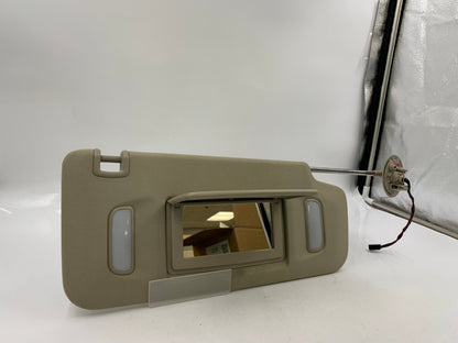2013-2017 Cadillac XTS Passenger Sun Visor Tan Illuminated OEM E01B36001