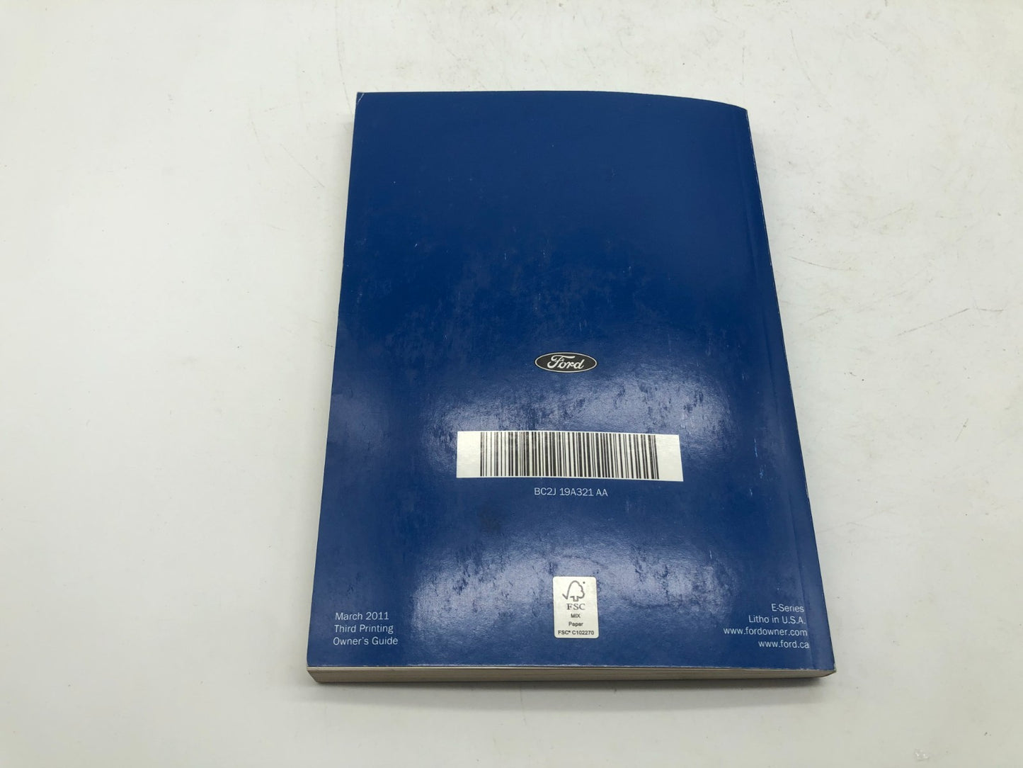 2011 Ford E-150 E 150 Owners Manual Set with Case OEM D03B06009