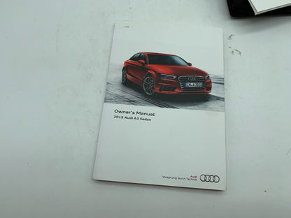 2015 Audi A3 Sedan Owners Manual Set with Case OEM D03B68016