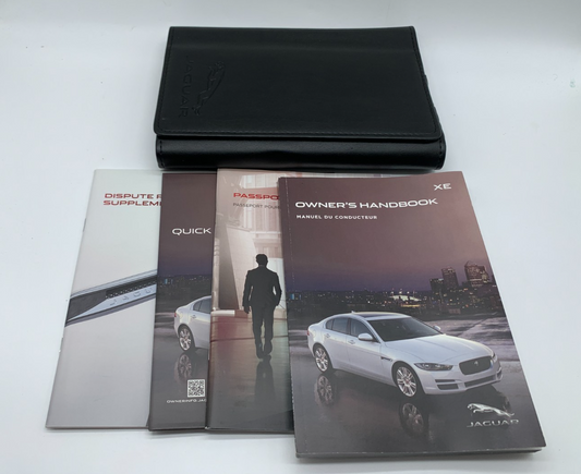 2016 Jaguar XE Owners Manual Set with Case OEM D02B65015