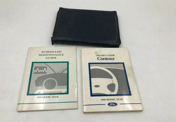 1999 Ford Contour Owners Manual Handbook Set with Case OEM K02B30006