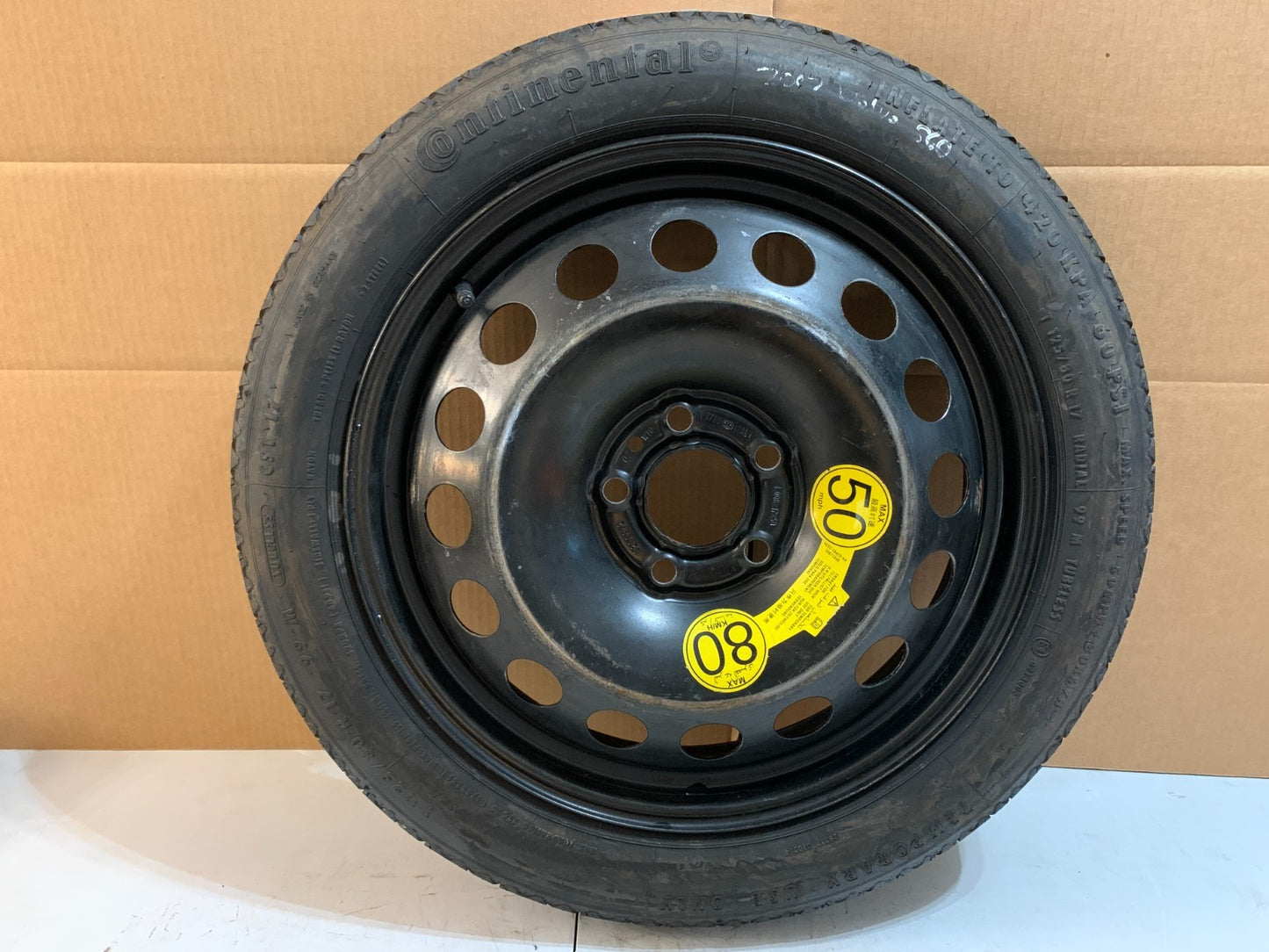 2007-2010 Volvo S60 S 60 17" Spare Tire Compact Donut T125/80R17