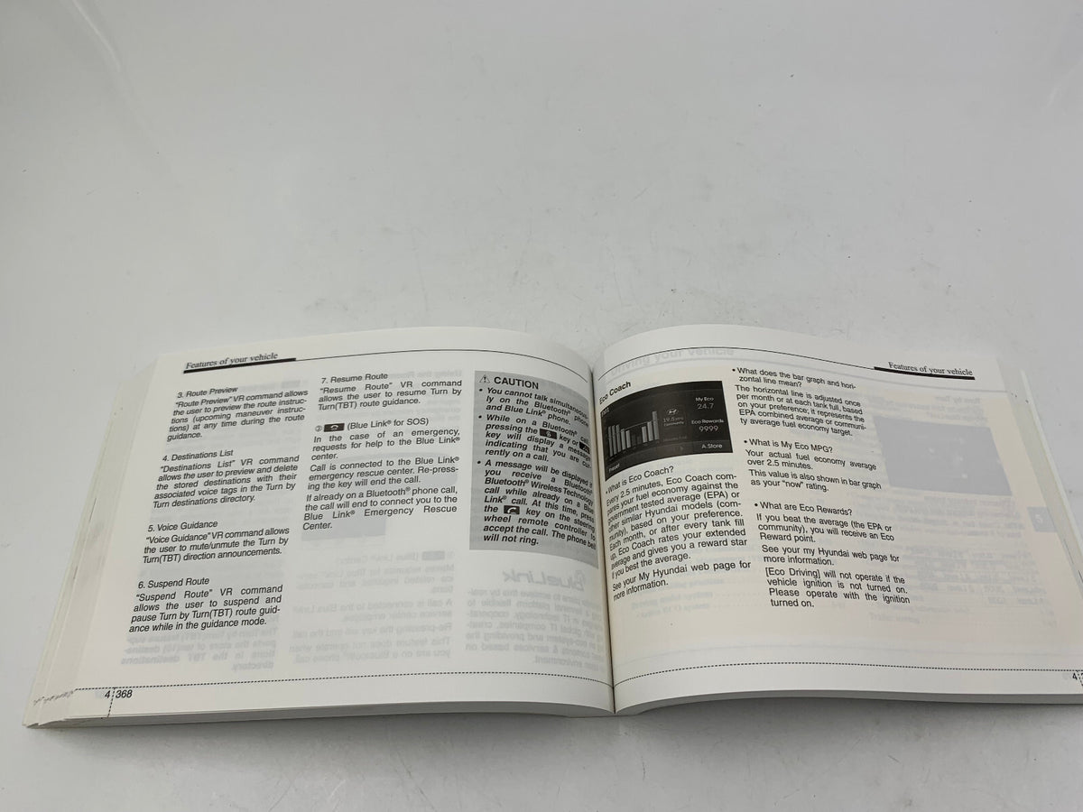 2015 Hyundai Elantra Sedan & Coupe Owners Manual OEM D02B37008