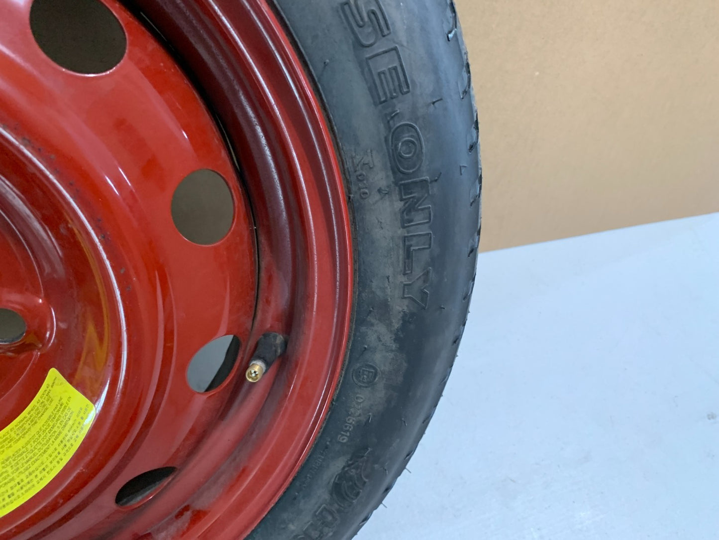 2010-2020 Hyundai Elantra 15" Spare Tire Compact Donut T125/80D15 OEM