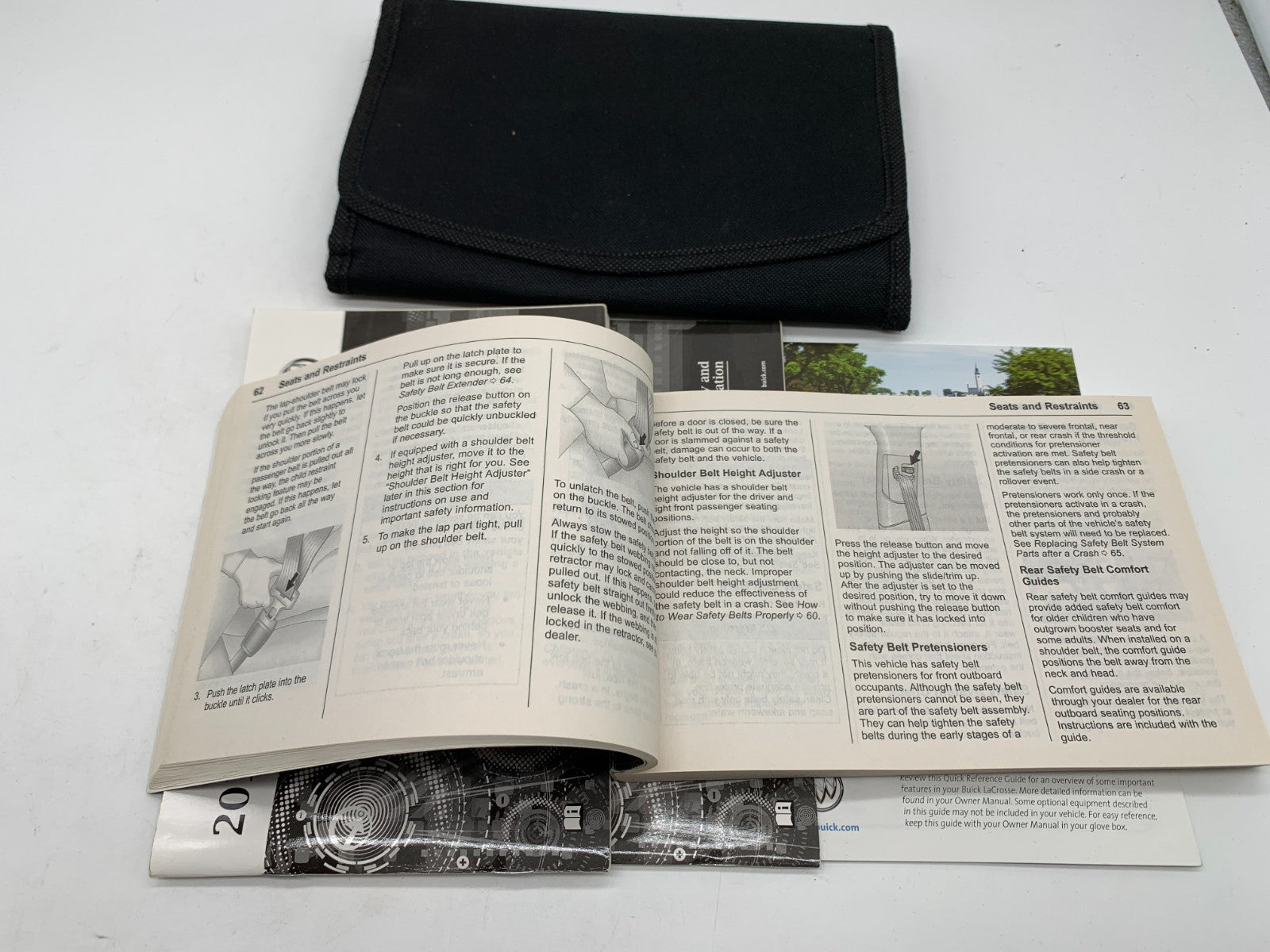 2016 Buick Lacrosse Owners Manual Set with Case OEM