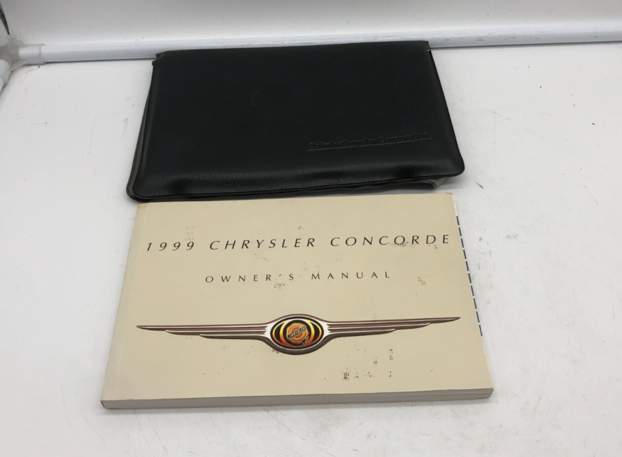 1999 Chrysler Concorde Owners Manual OEM A01B38008
