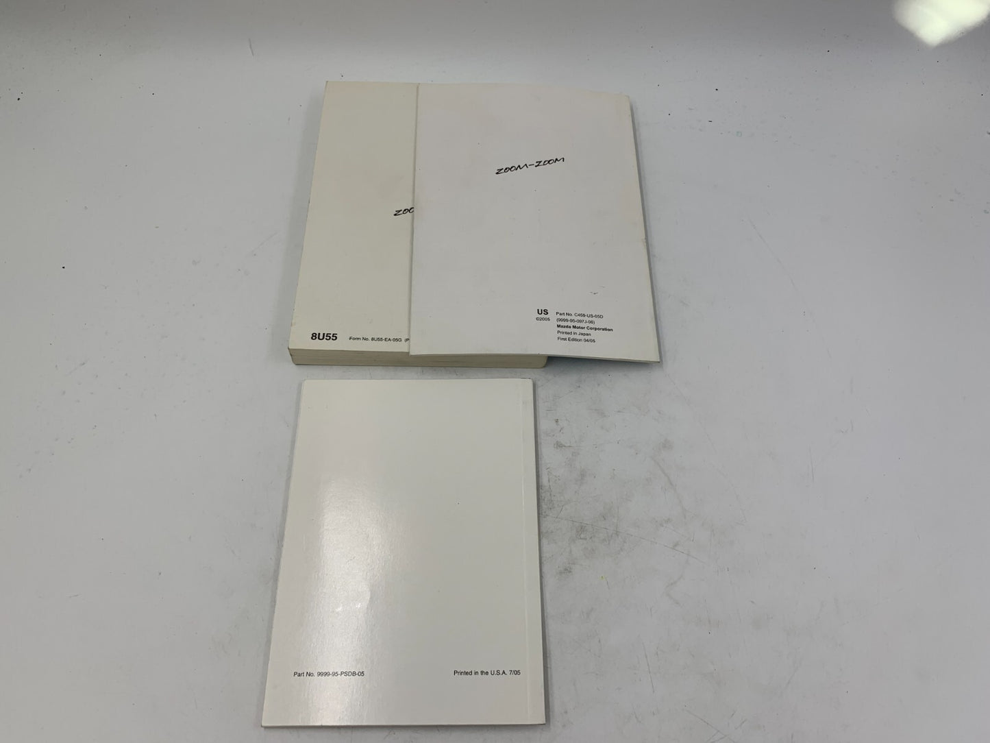 2006 Mazda 3 Owners Manual Set OEM C04B55005