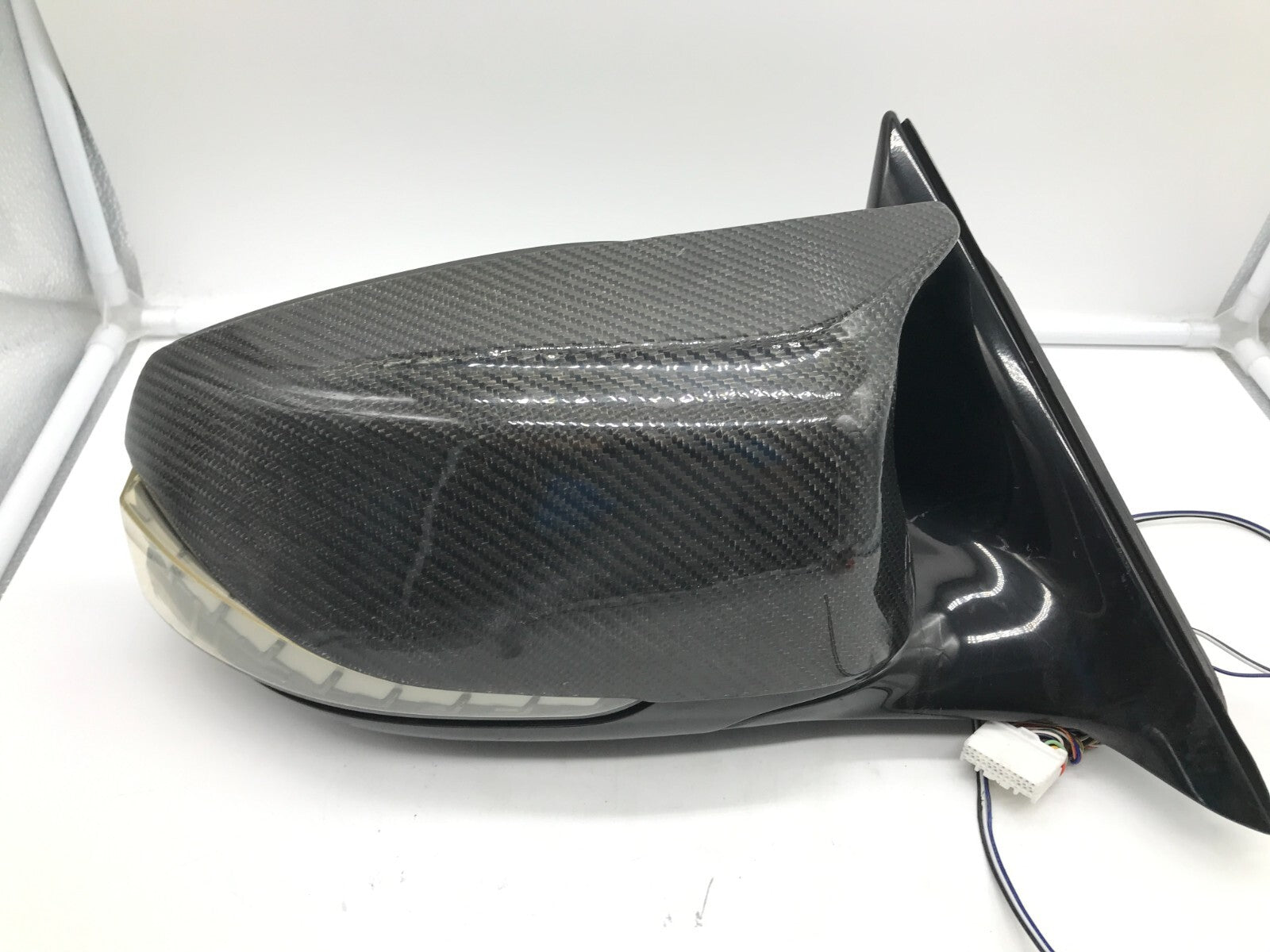 2016-2017 Infiniti Q50 Passenger Side View Power Door Mirror Gray OEM D04B63001