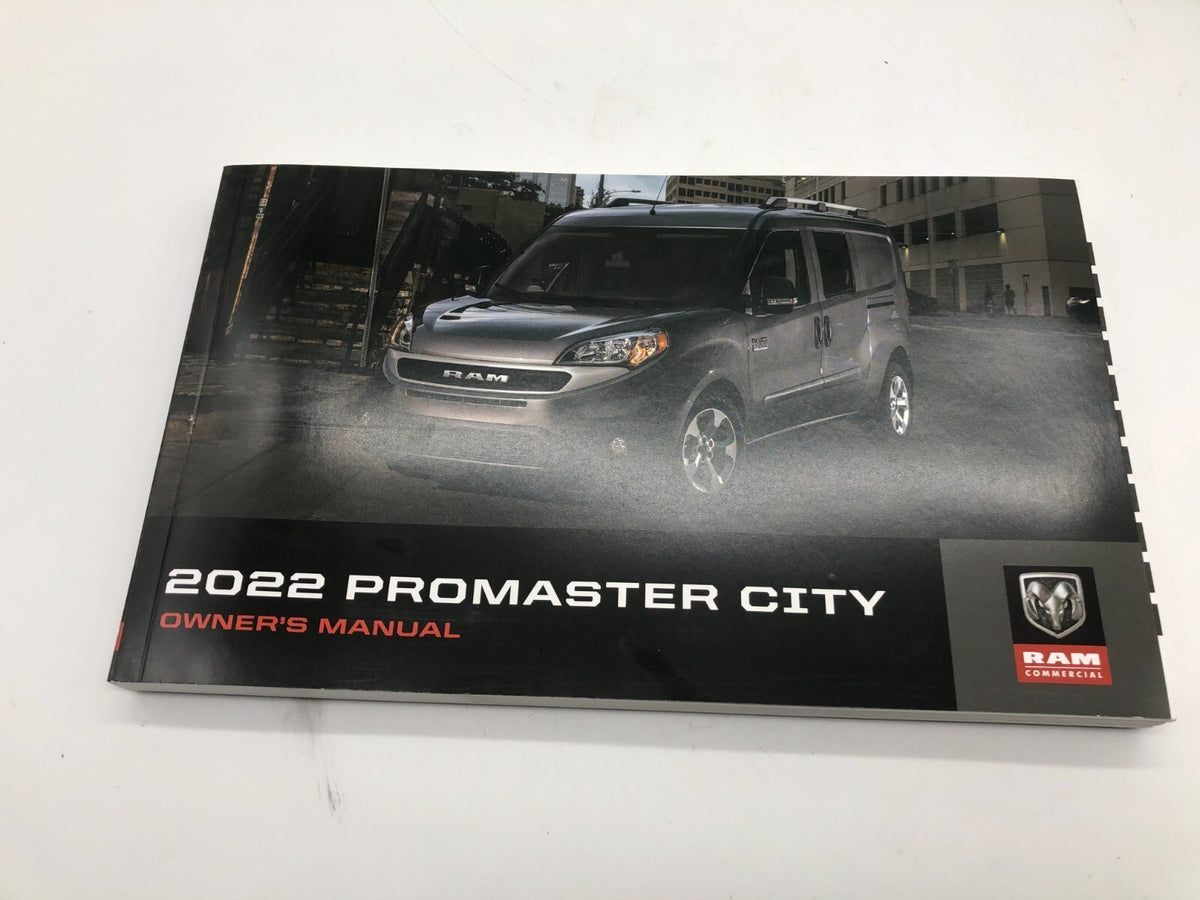 2022 Ram Promaster City Owners Manual with Case OEM R01B37002