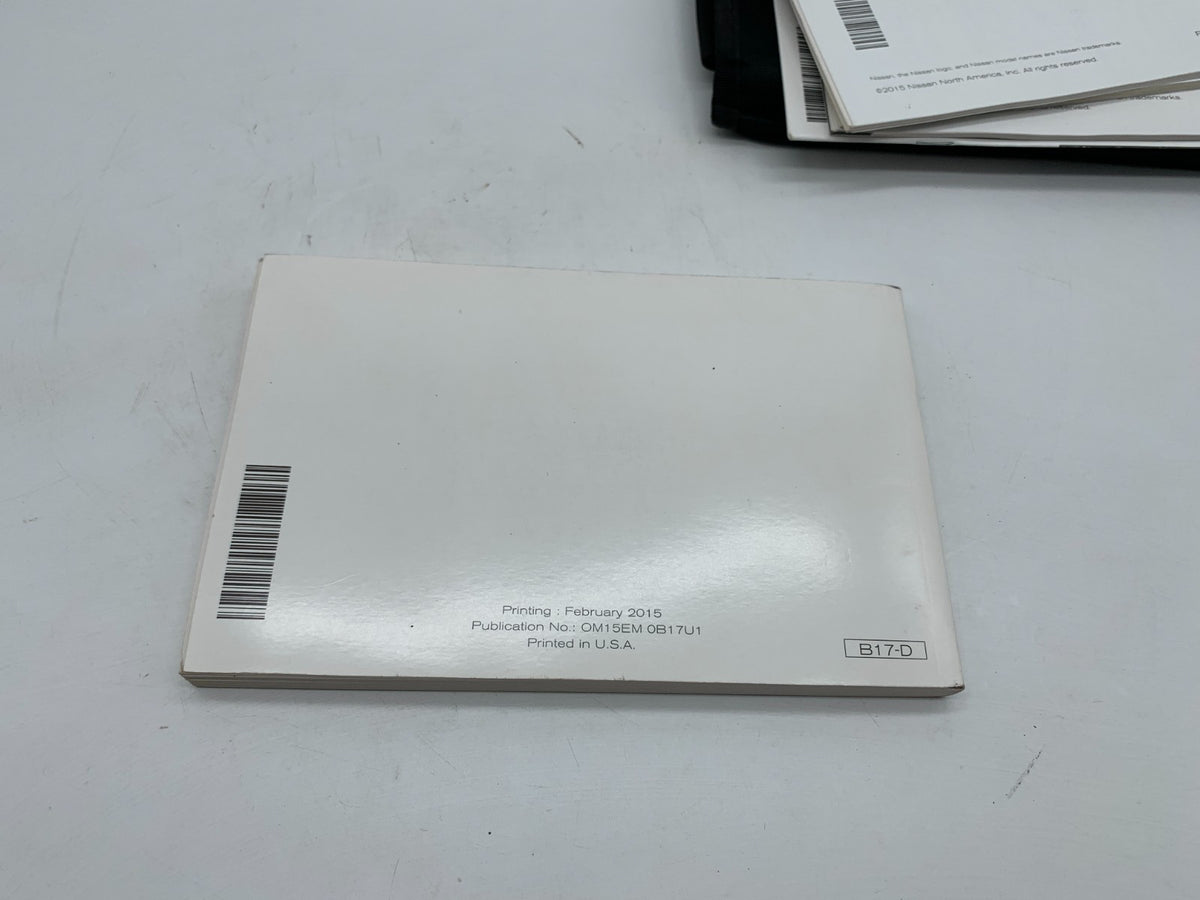 2015 Nissan Sentra Owners Manual Set with Case OEM A04B10028