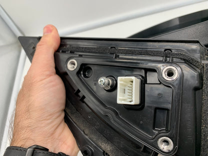 2016-2018 Hyundai Tucson Passenger Side View Power Door Mirror Blue OEM