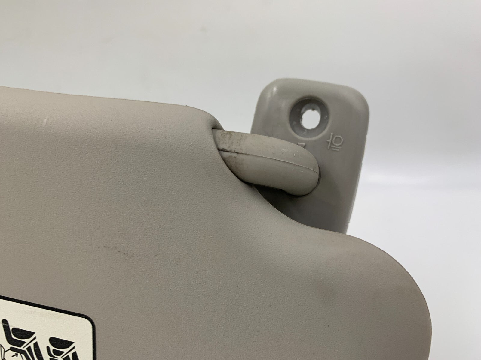 2010-2013 Kia Soul Driver Sun Visor Gray OEM B02B34024