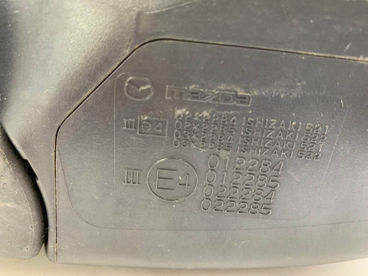 2010-2012 Mazda CX-7 Passenger Side View Power Door Mirror Blue BSA E02B02090