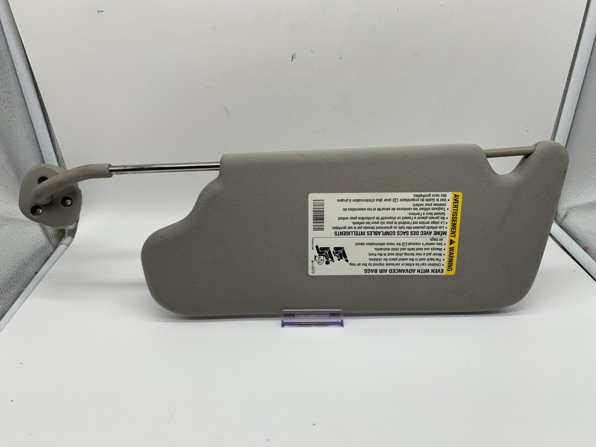 2016-2016 Chevrolet Impala Passenger Sun Visor Gray OEM B03B17014