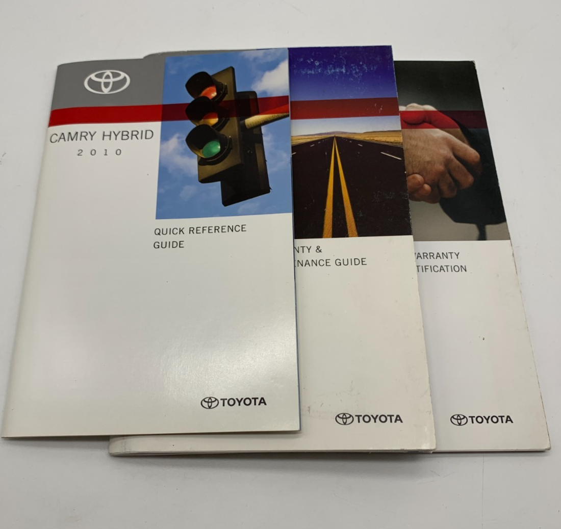 2010 Toyota Camry Owners Manual Set OEM C01B35006