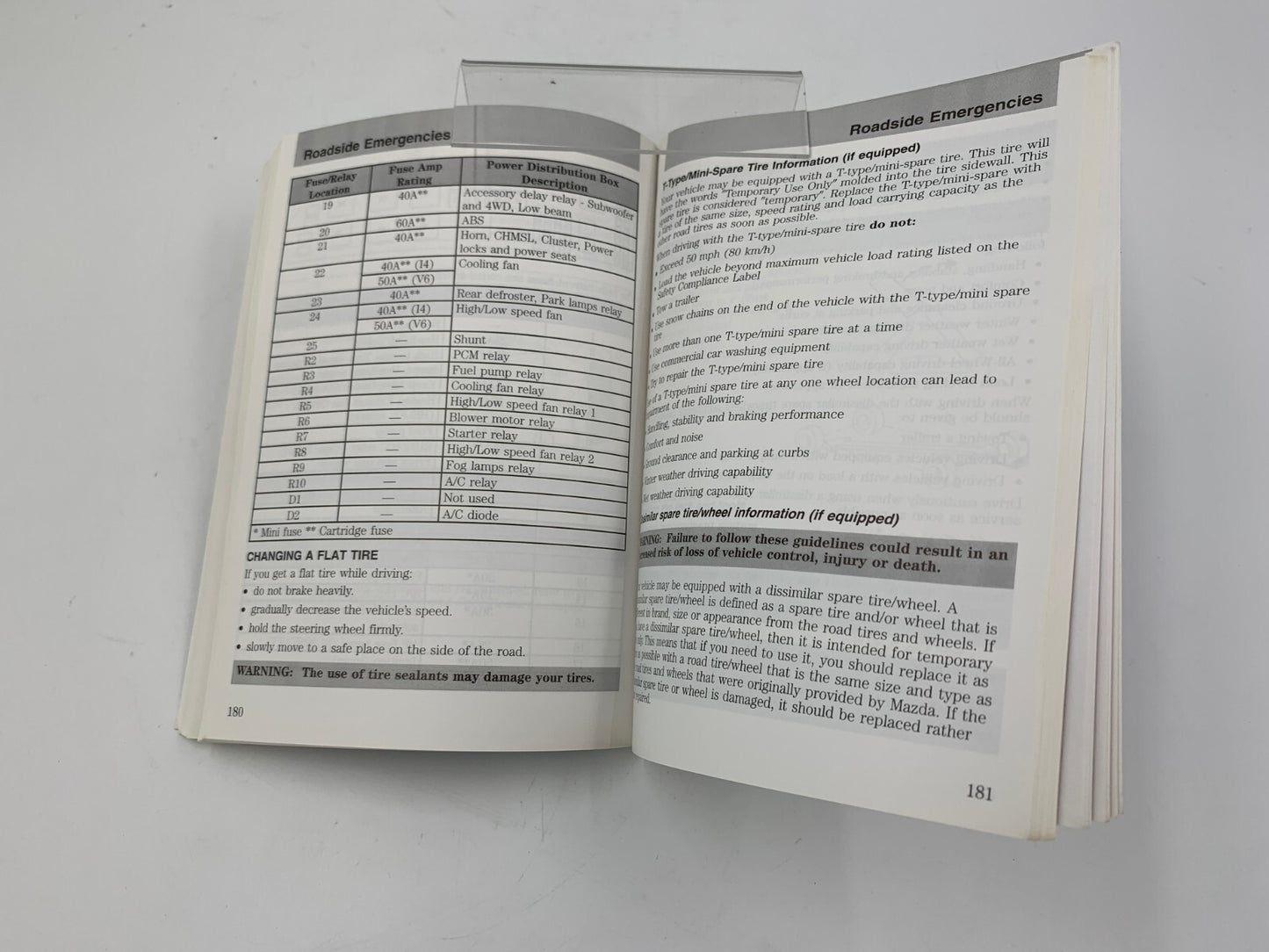 2006 Mazda Tribute Owners Manual with Case OEM B04B08002