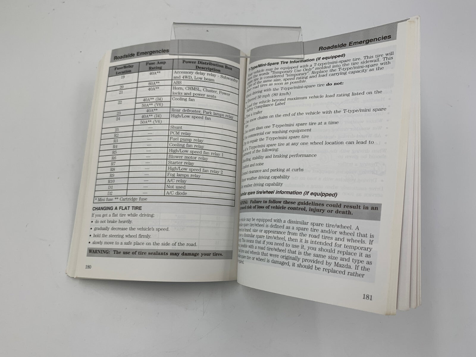 2006 Mazda Tribute Owners Manual with Case OEM B04B08002