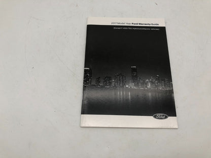 2017 Ford Focus Owners Manual OEM A02B15014