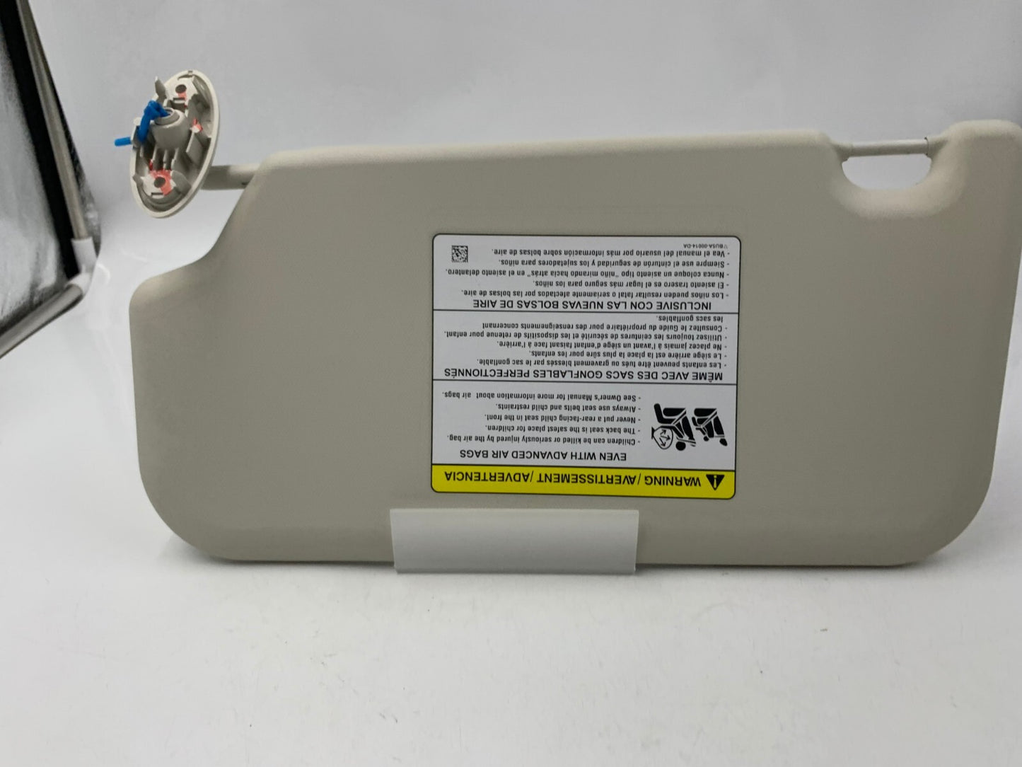 2012-2013 Ford Focus Passenger Sun Visor Gray OEM A03B67004