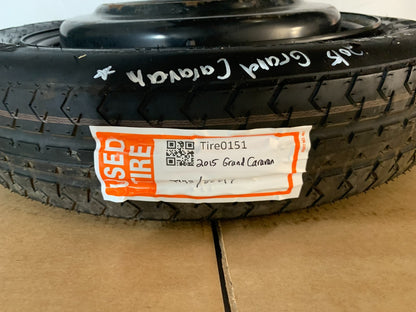 2012-2020 Dodge Grand Caravan Journey 17" Spare Tire Compact Donut T145/80D17