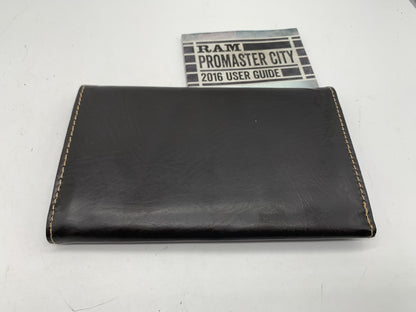 2016 Ram Promaster City Owners Manual with Case OEM