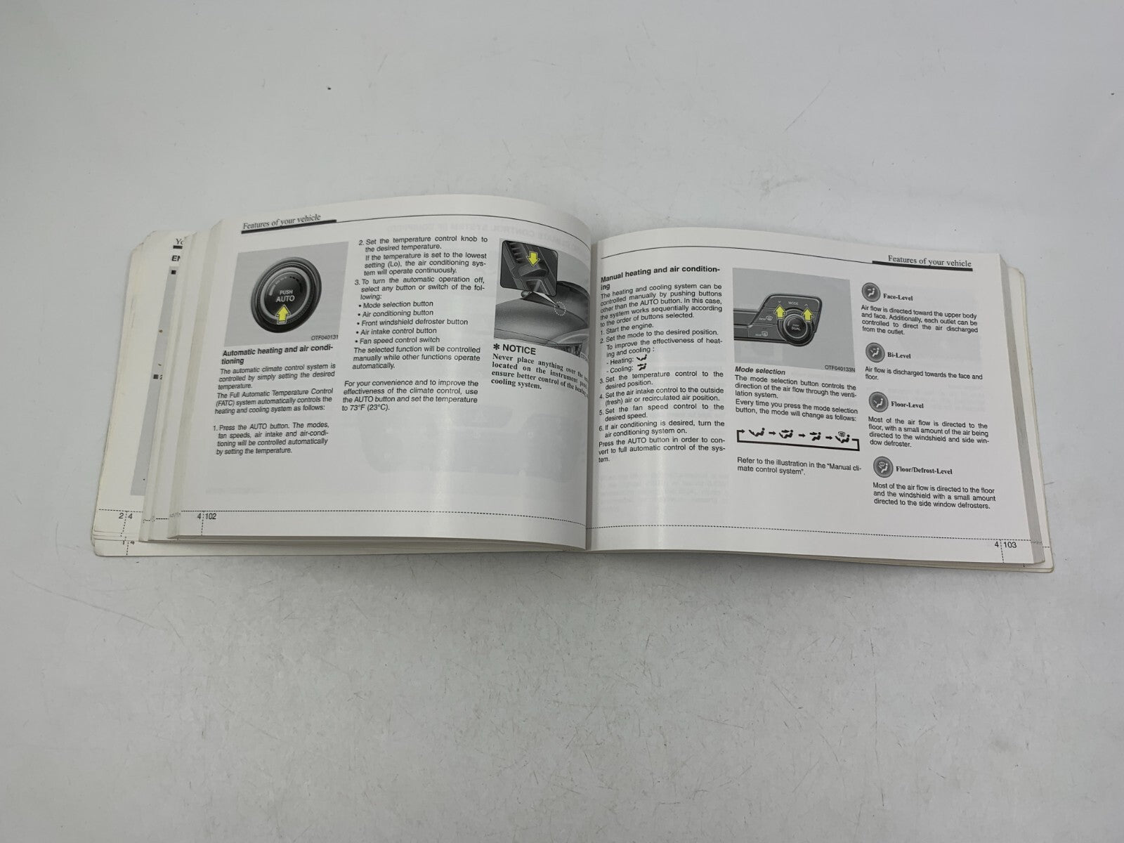2012 Kia Optima Owners Manual OEM D04B01024