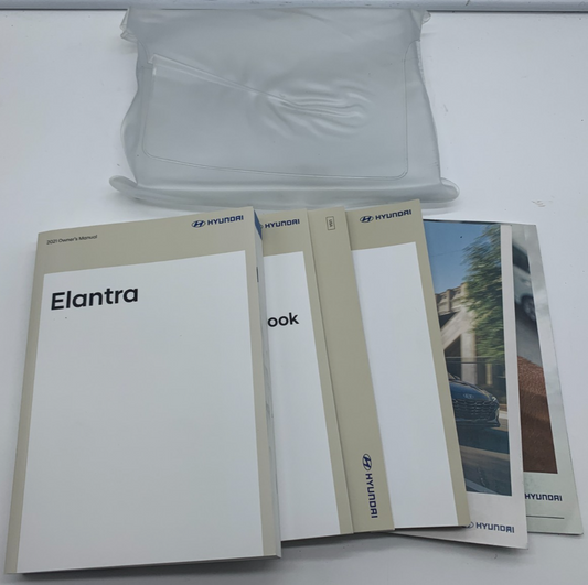 2021 Hyundai Elantra Owners Manual Set with Case OEM C02B47010