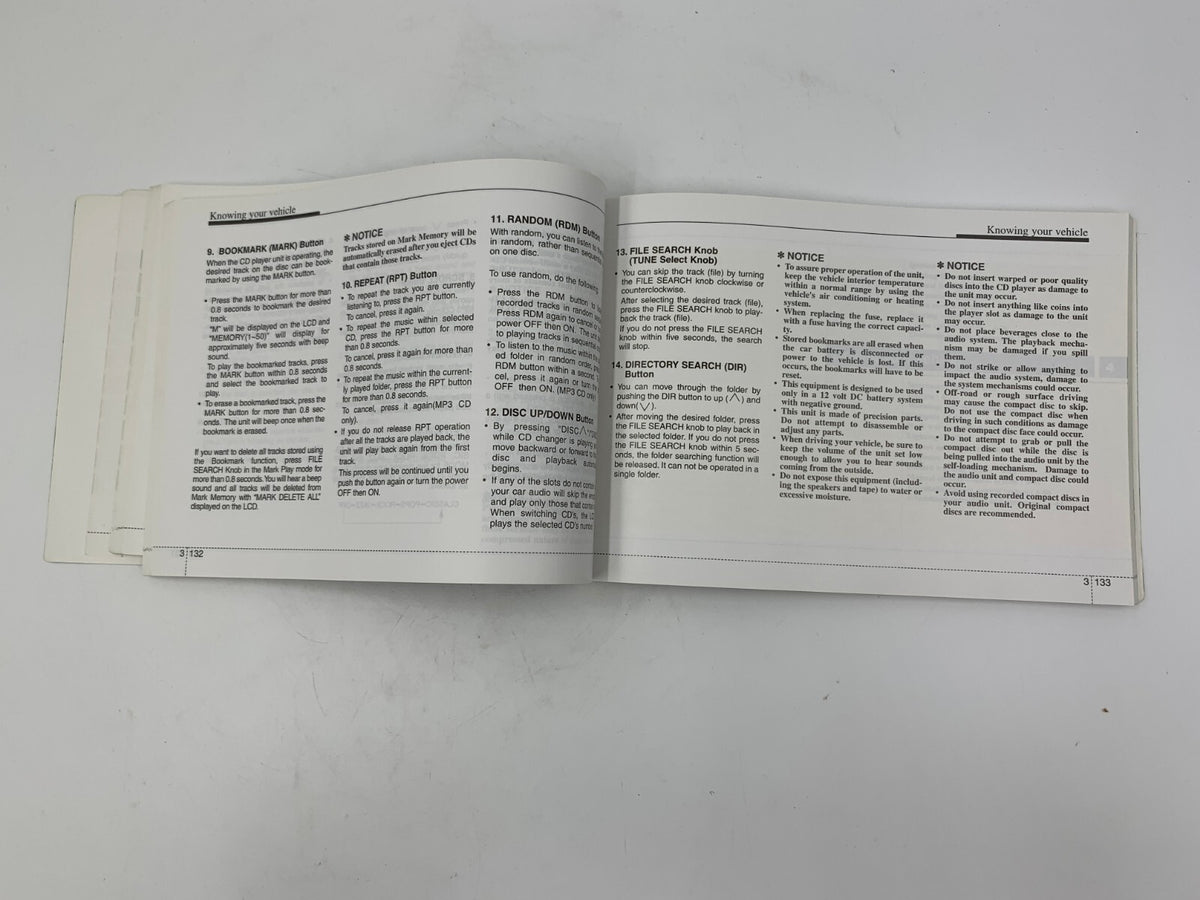2006 Kia Optima Sedan Owners Manual OEM C02B51063