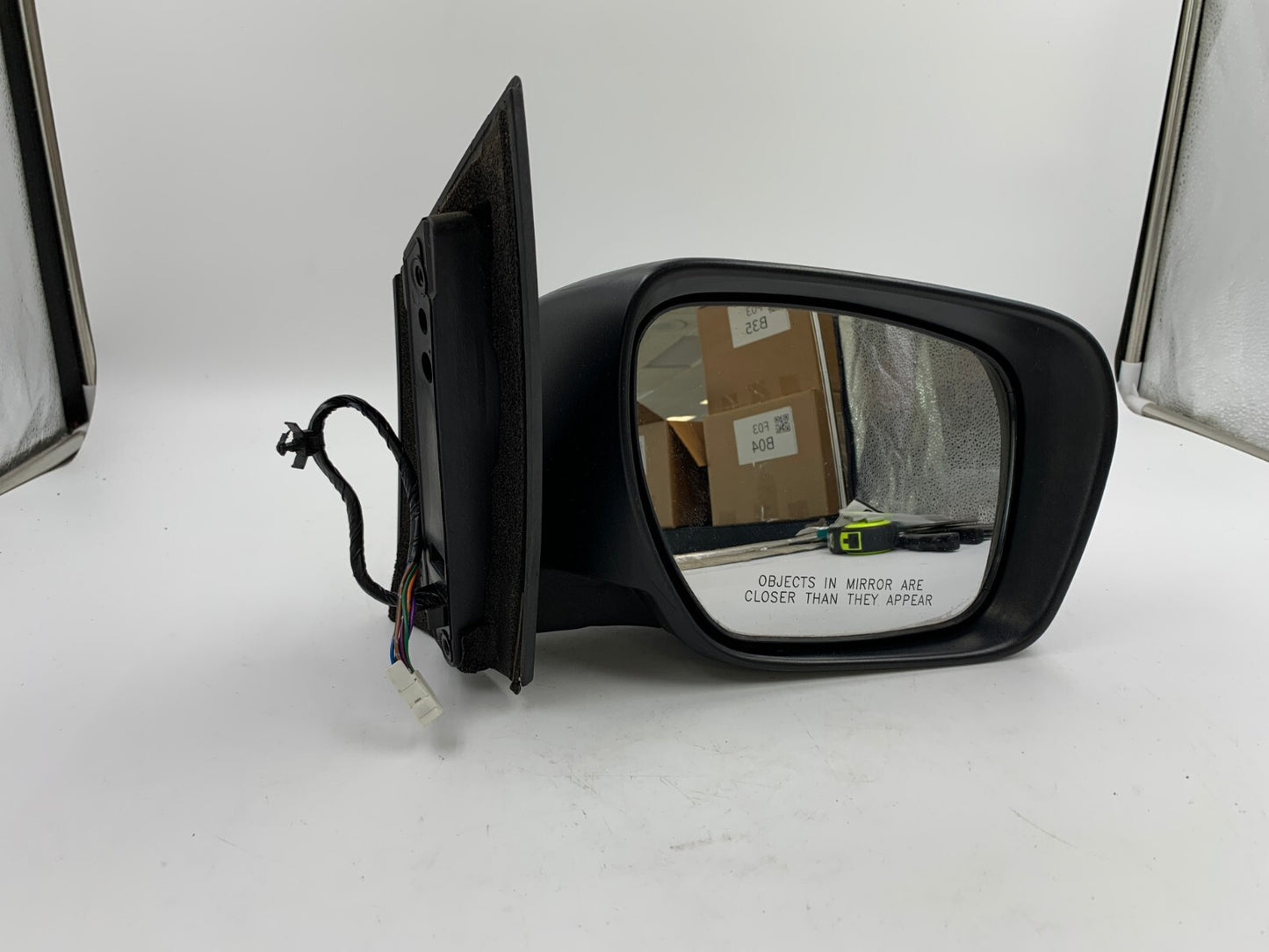 2010-2012 Mazda CX-7 Passenger Side View Power Door Mirror Blue BSA E02B02090