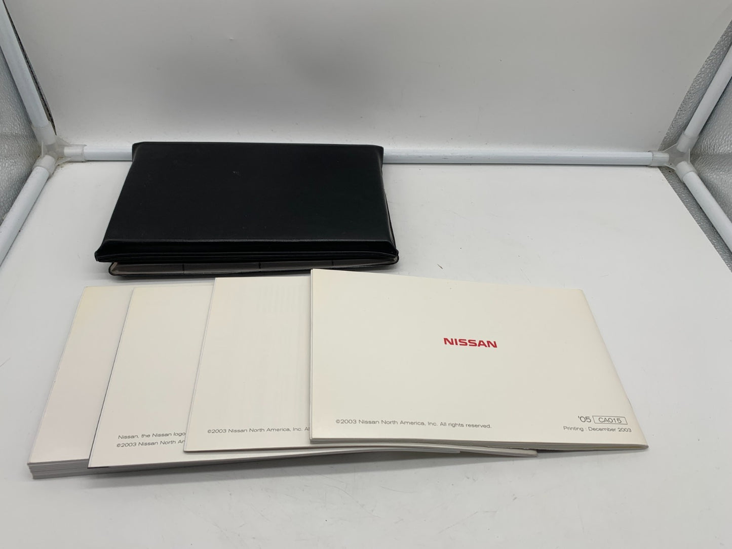 2005 Nissan Altima Owners Manual Set with Case OEM A01B47004