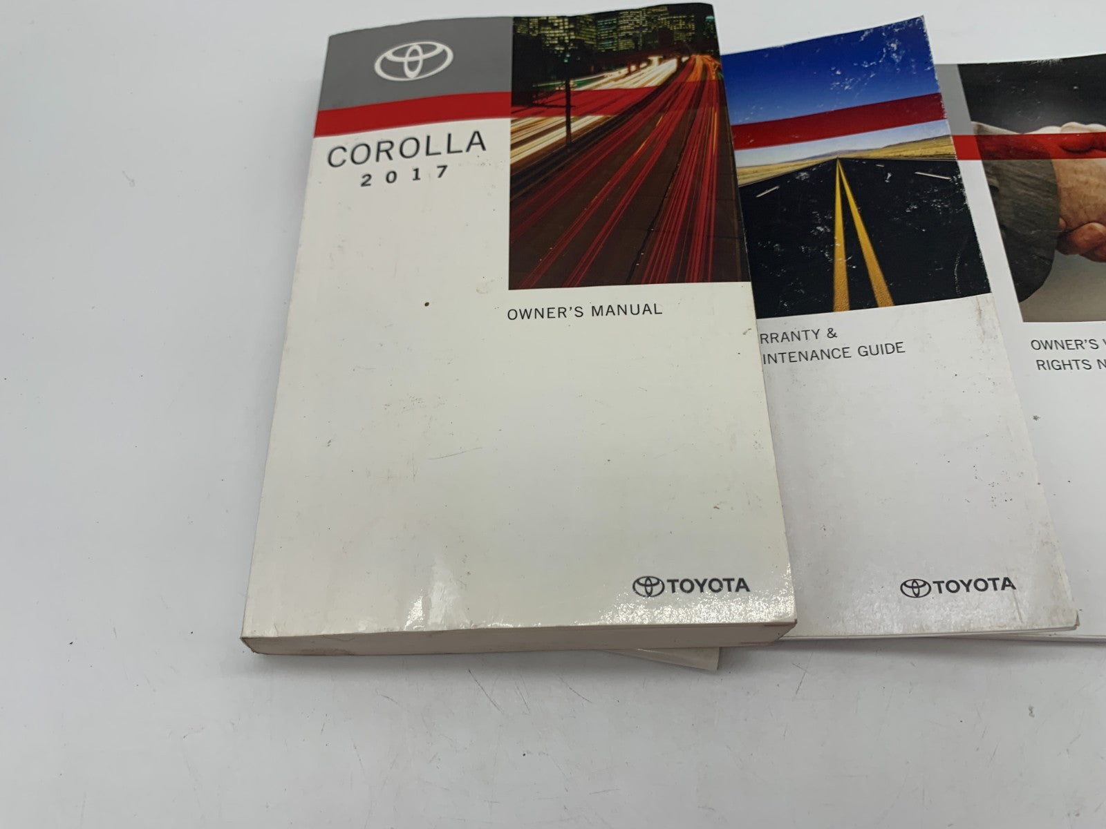 2017 Toyota Corolla Owners Manual Set OEM D01B12056