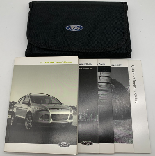 2013 Ford Escape Owners Manual Set with Case OEM C04B58016