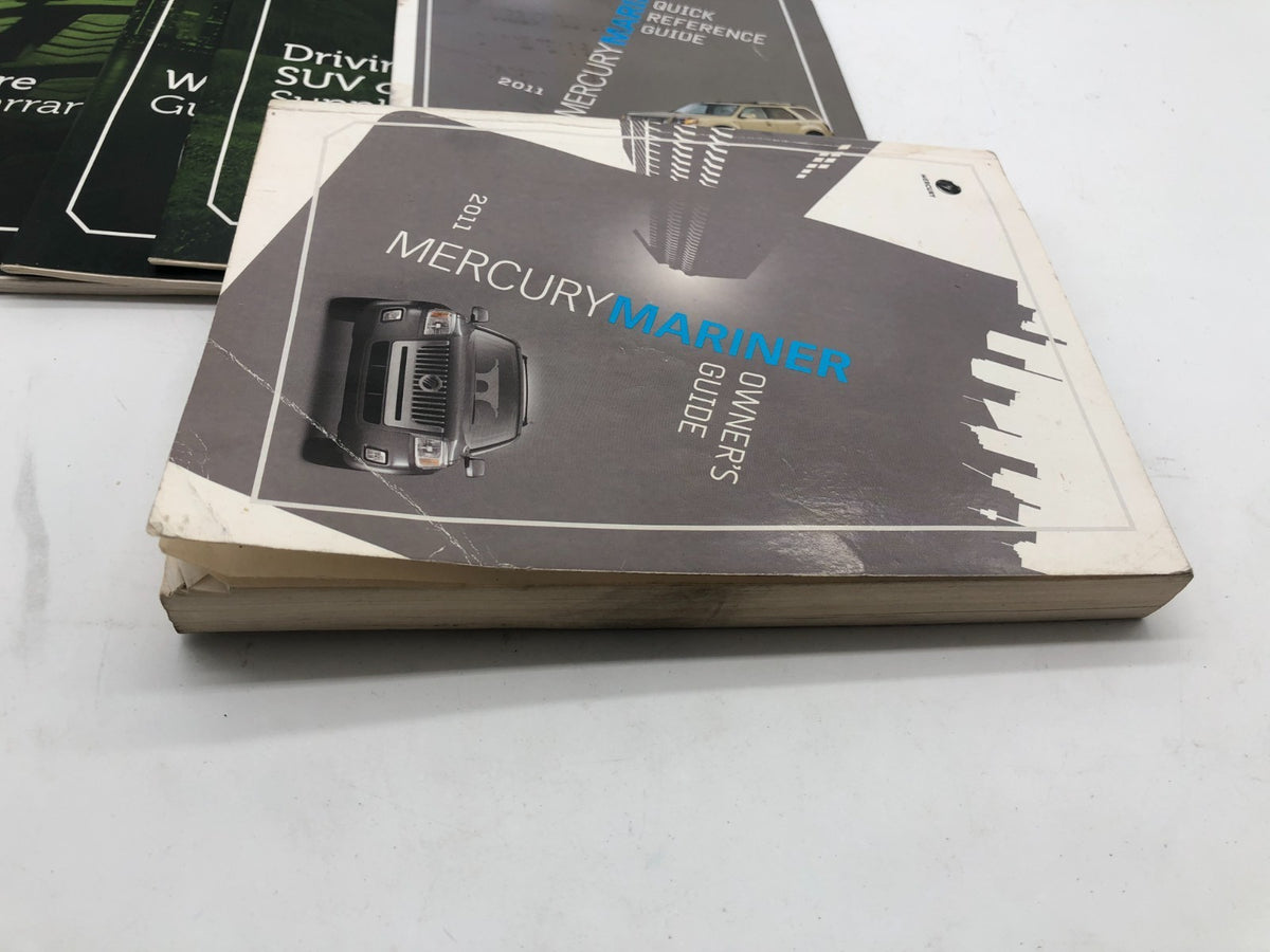 2011 Mercury Mariner Owners Manual Set with Case OEM R01B08016