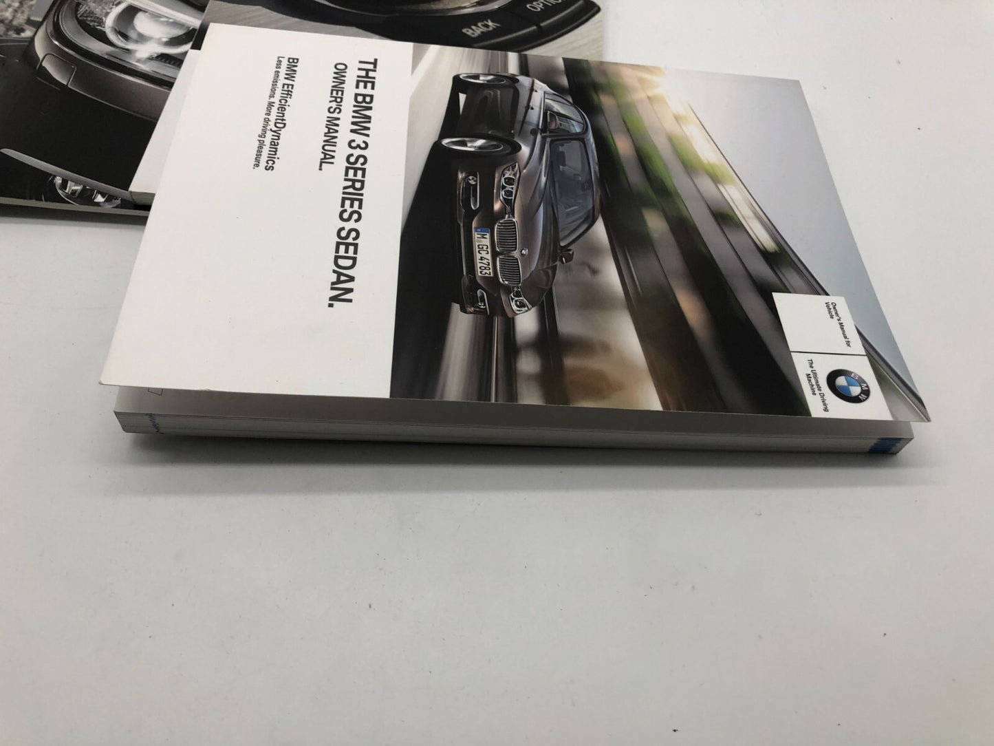 2014 BMW 3 Series Sedan Owners Manual Set with Case OEM A01B13020