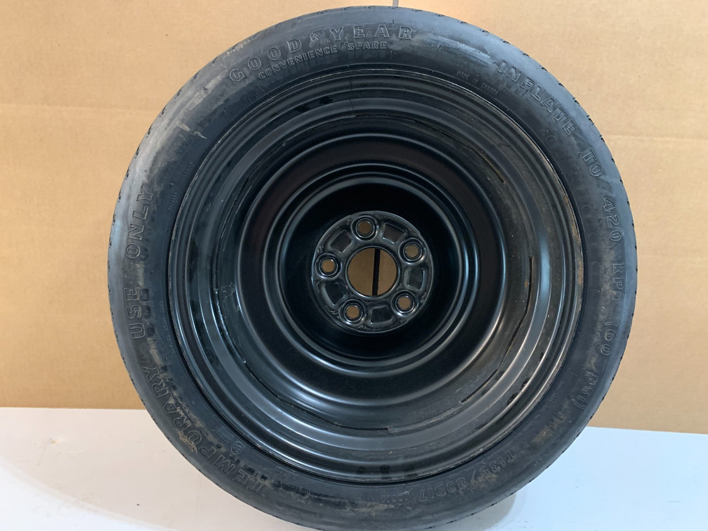 2005-2010 Honda Odyssey 17" Spare Tire Wheel Compact Donut T135/80D17