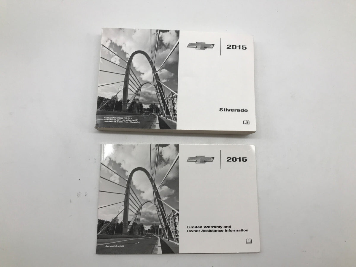 2015 Chevy Silverado Owners Manual Set OEM R01B06018