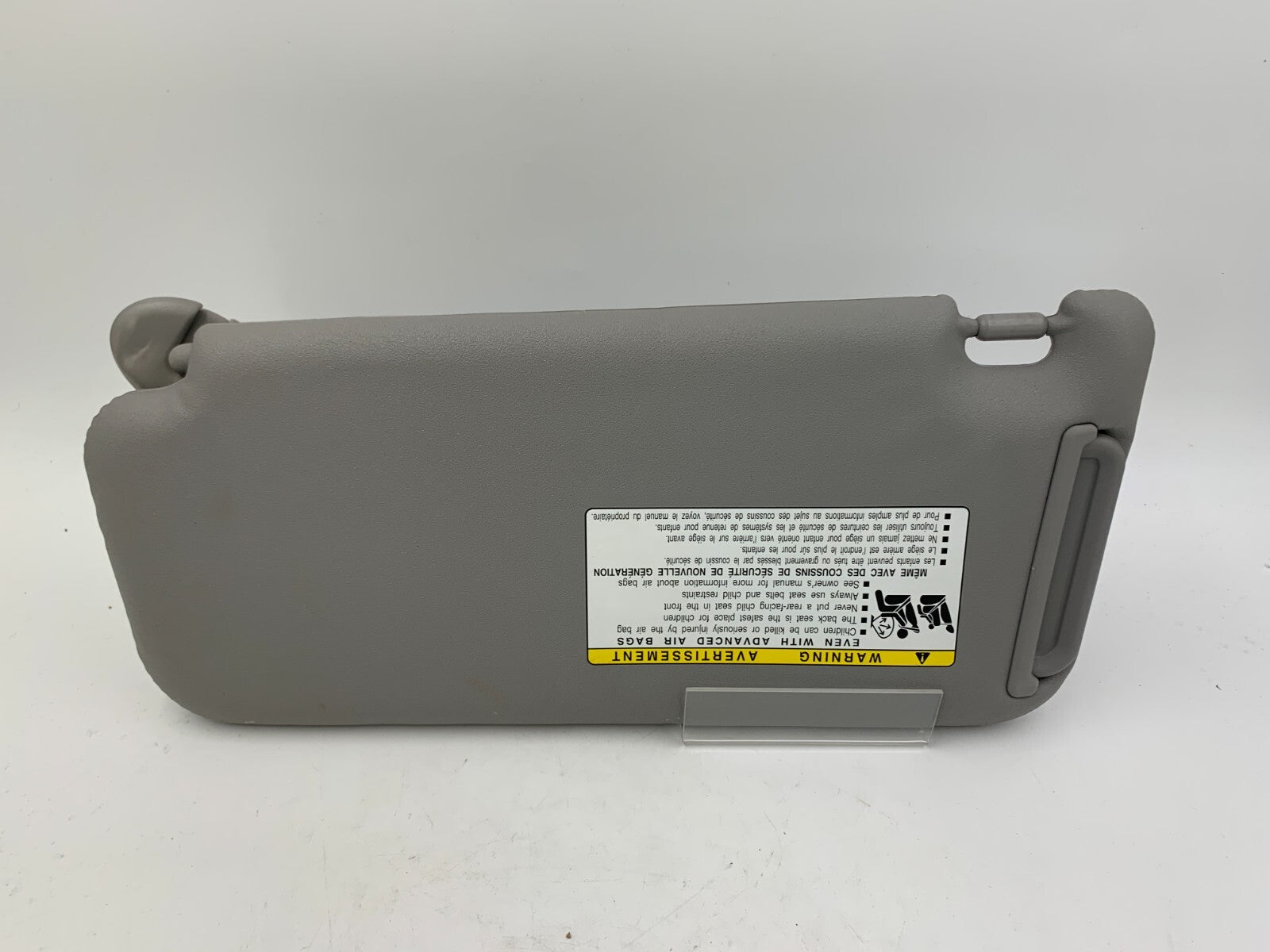 2006-2009 Toyota Rav4 Passenger Sun Visor Gray Illumination OEM B02B52033