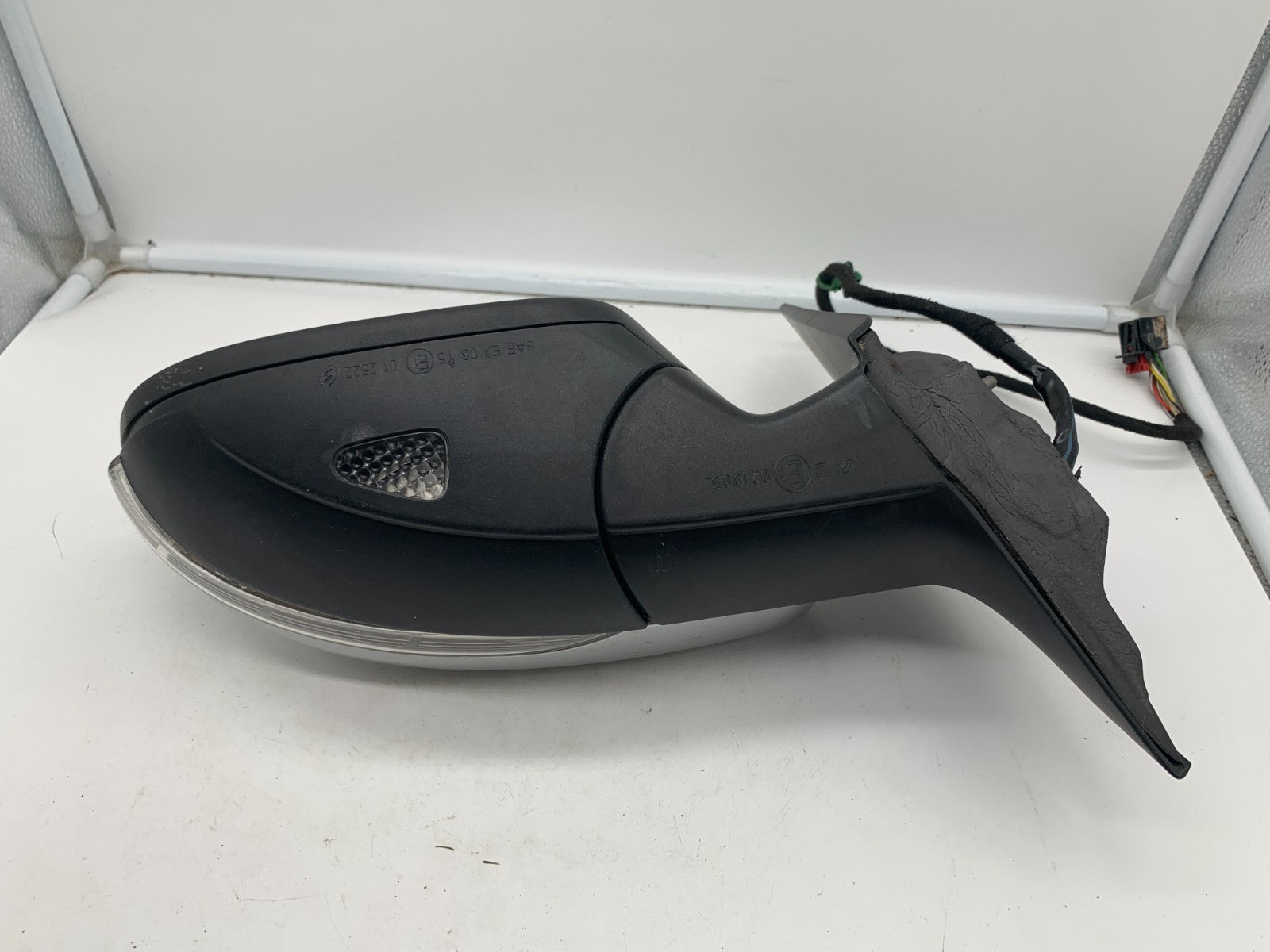 2009-2012 Volkswagen CC Driver Side View Power Door Mirror Silver OEM D01B35031