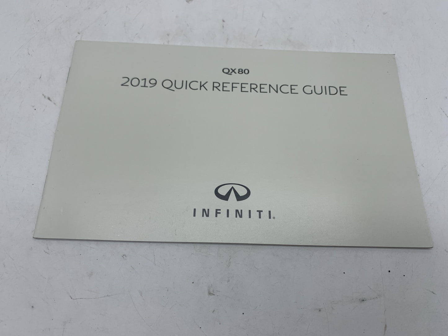 2019 Infiniti QX80 QX 80 Owners Manual Set with Case OEM