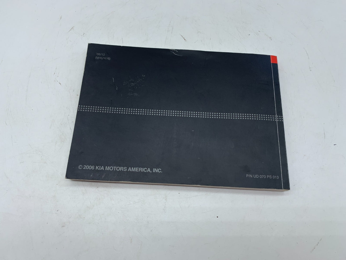 2007 Kia Spectra Owners Manual OEM B03B47005