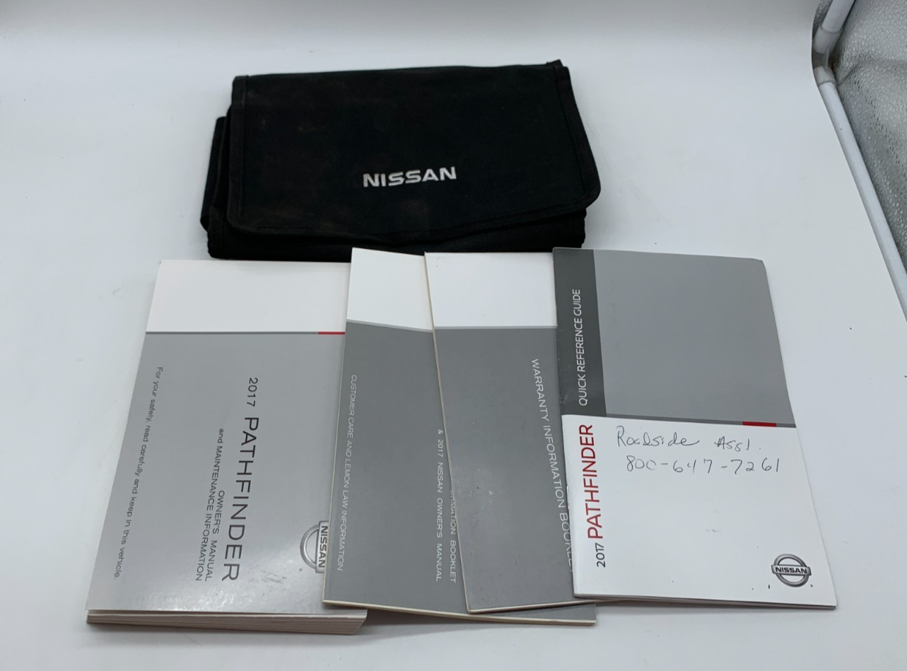 2017 Nissan Pathfinder Owners Manual Set with Case OEM B01B23006