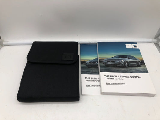 2016 BMW 4 Series Sedan Owners Manual Set with Case OEM C01B07009