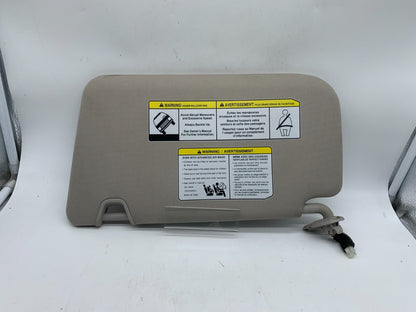 2014-2017 Nissan Rogue Passenger Sun Visor Gray with Illumination OEM A02B49007