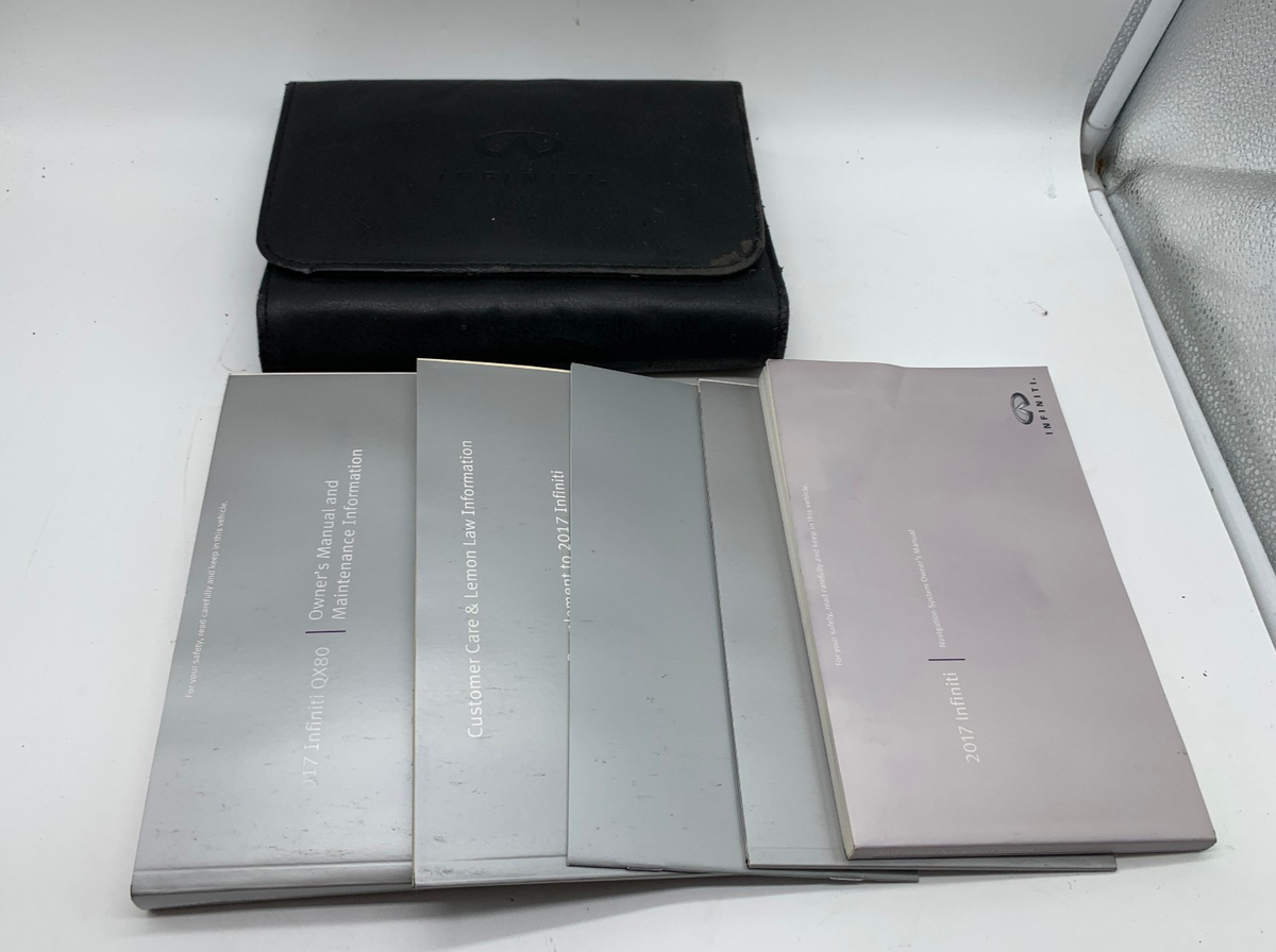2017 Infiniti QX80 QX 80 Owners Manual Set with Case OEM D03B13002