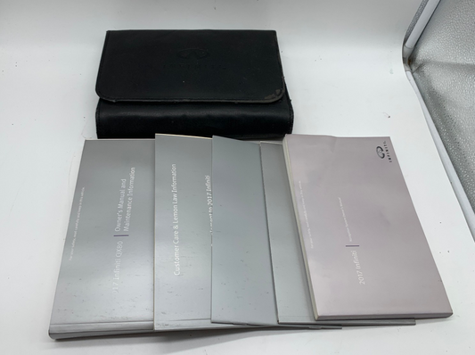 2017 Infiniti QX80 QX 80 Owners Manual Set with Case OEM D03B13002