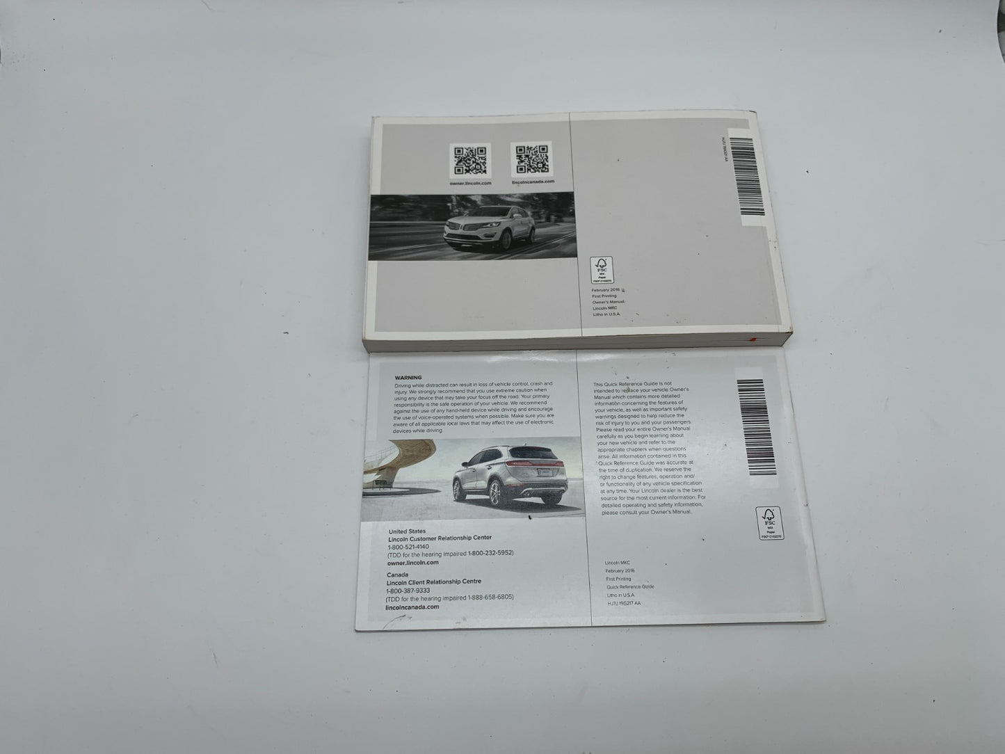 2017 Lincoln MKZ Owners Manual Set OEM C03B49010