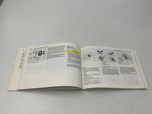 2001 Saab 9-5 95 Owners Manual Handbook OEM I03B40010